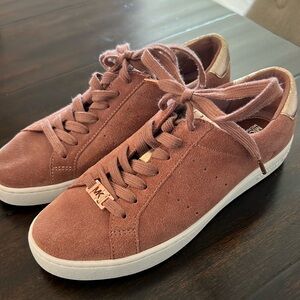 Michael by Michael Kors Rose Sneaker w/Gold Accent
